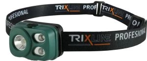 Čelovka nabíjacia Trixline 3W TR37 Red/Green USB